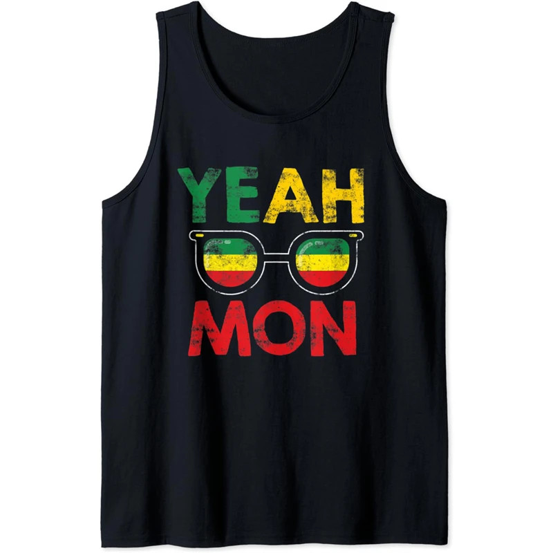 New Design 2026 Jamaica Flag Tank Top For Men Summer Sleeveless T-Shirt Cool 3d