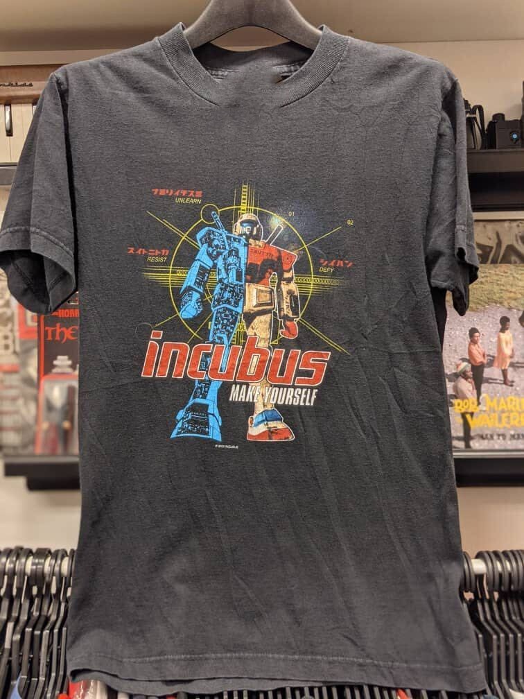 Vintage 90s Incubus Make Yourself shirt classic in black cotton 16D674