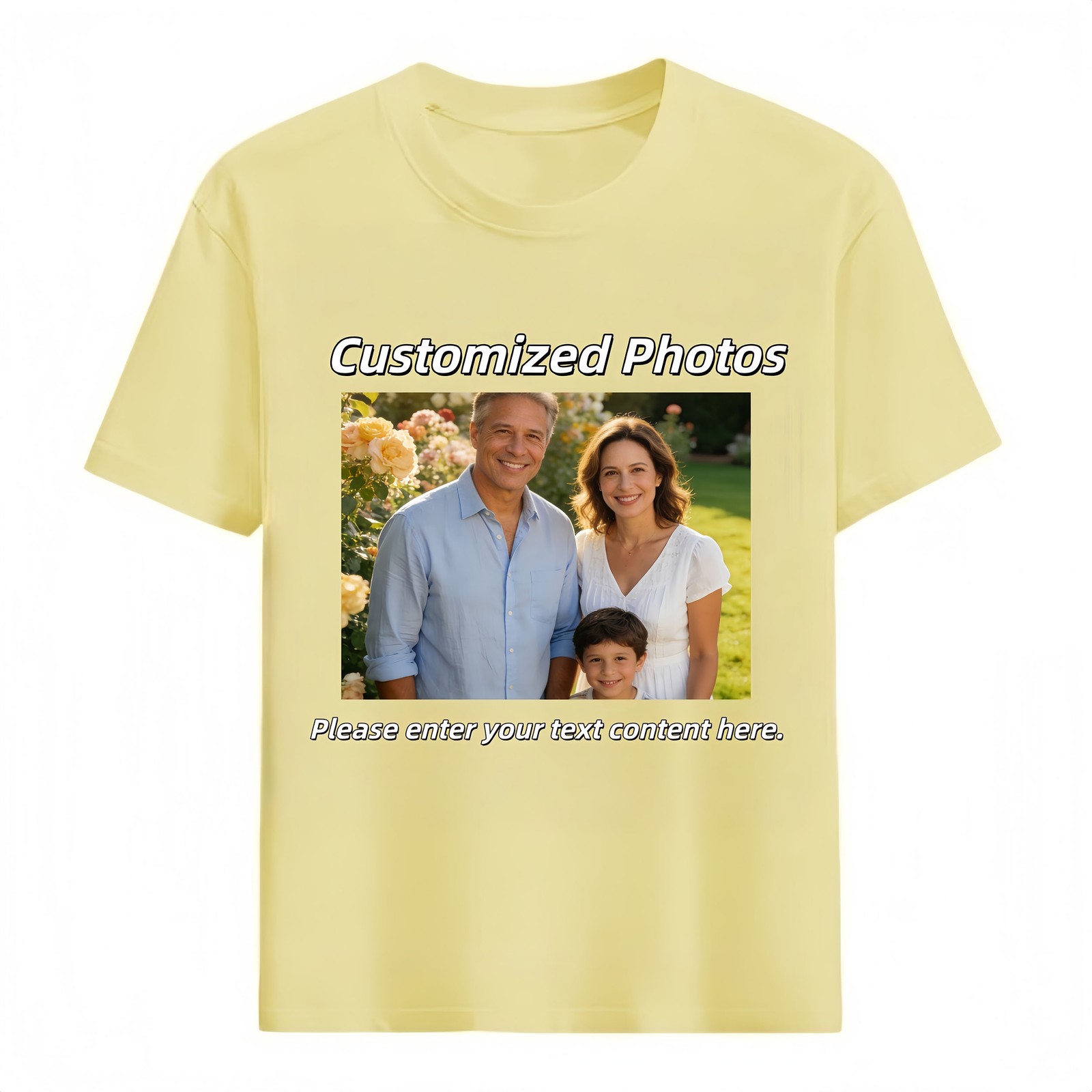 Personalized Customized T-Shirt Design – Design Your Own Cotton Shirt