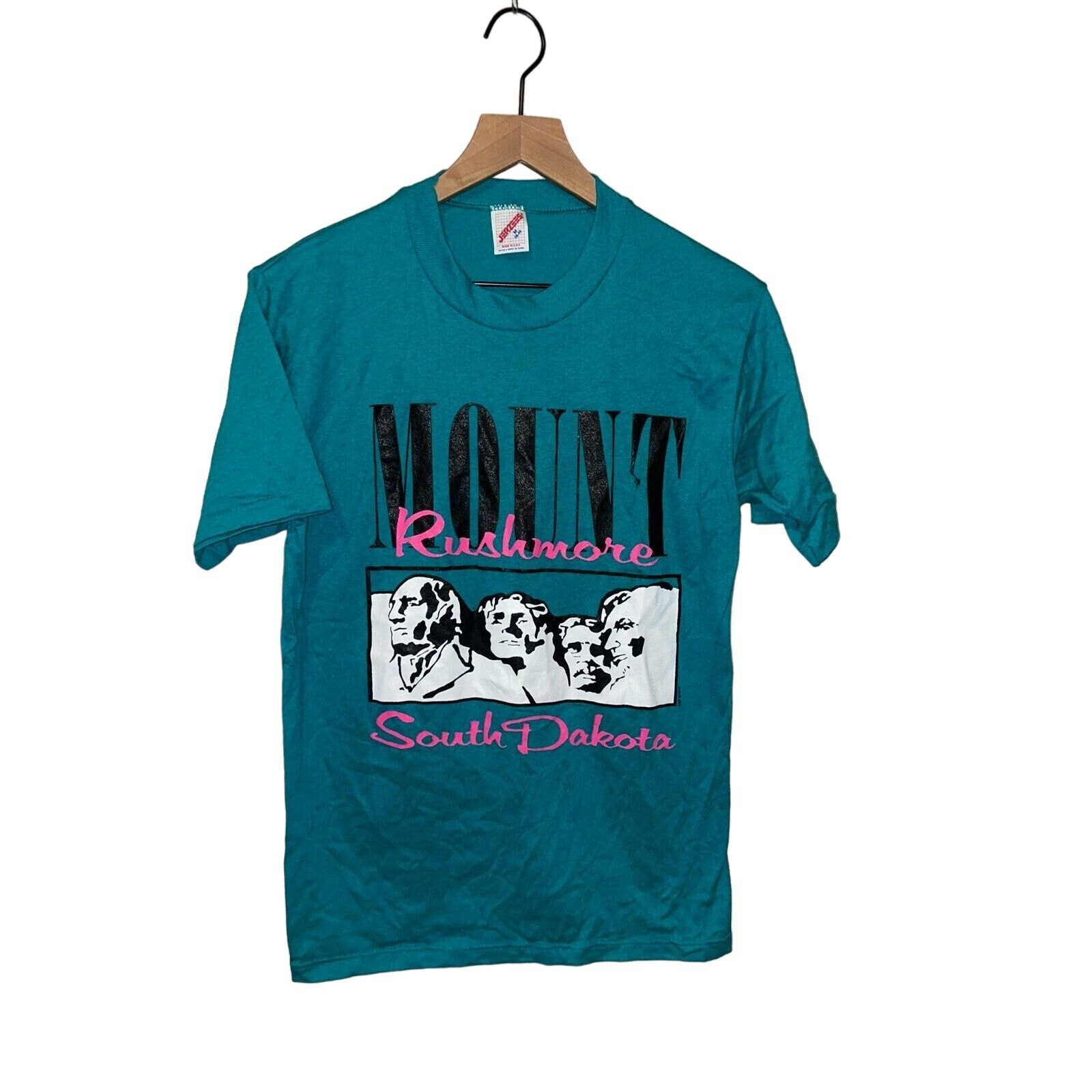 Vintage Mount Rushmore Shirt South Dakota Yellowstone Tee VTG 1989 80s 1980s M