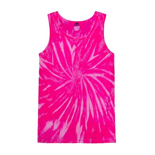 Multi-Color Tie Dye Tank Tops Sleeveless T-Shirts Adult S to XXXL Cotton