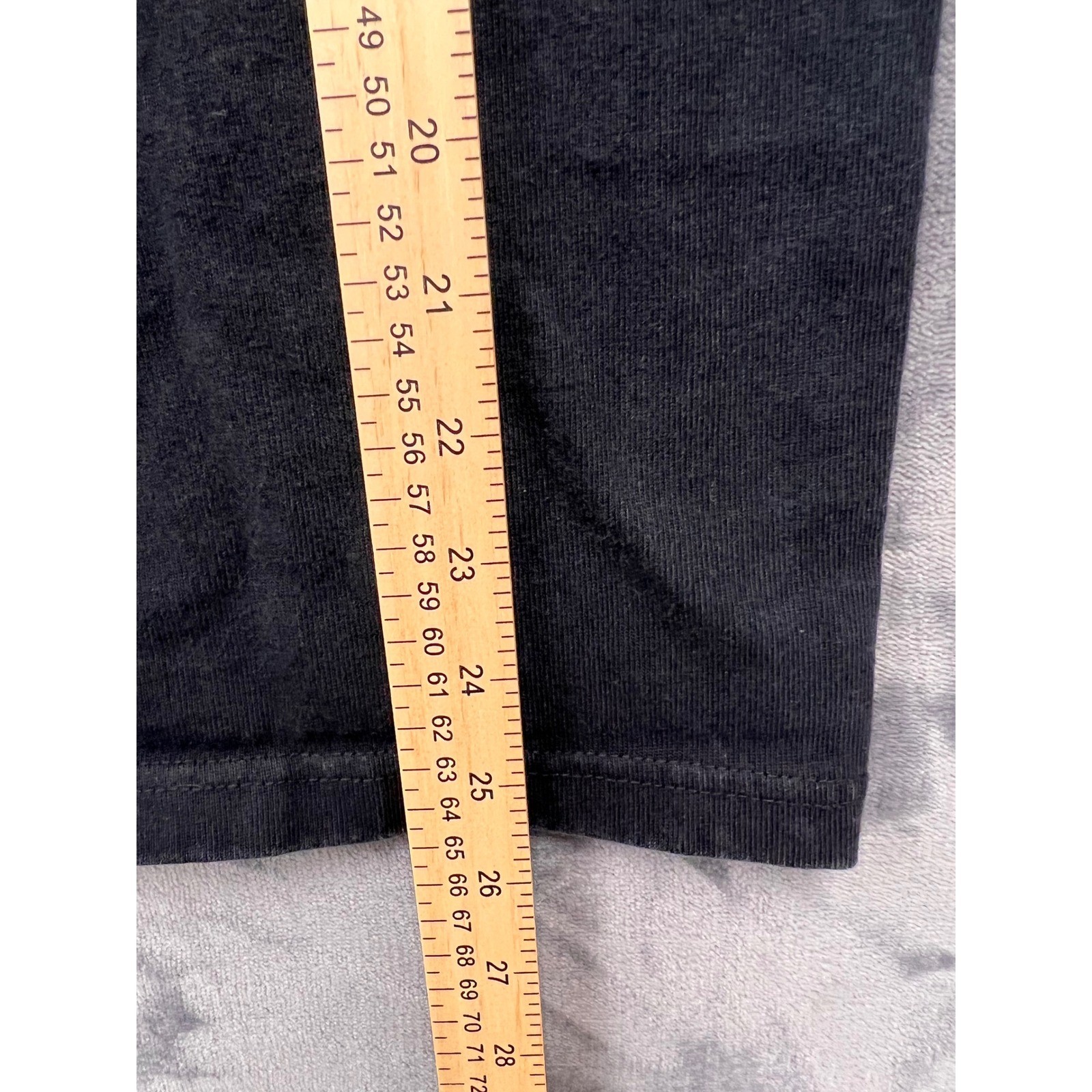 American Eagle Long Sleeve Shirt Mens Medium Black Stripe Crew Neck Skater Indie