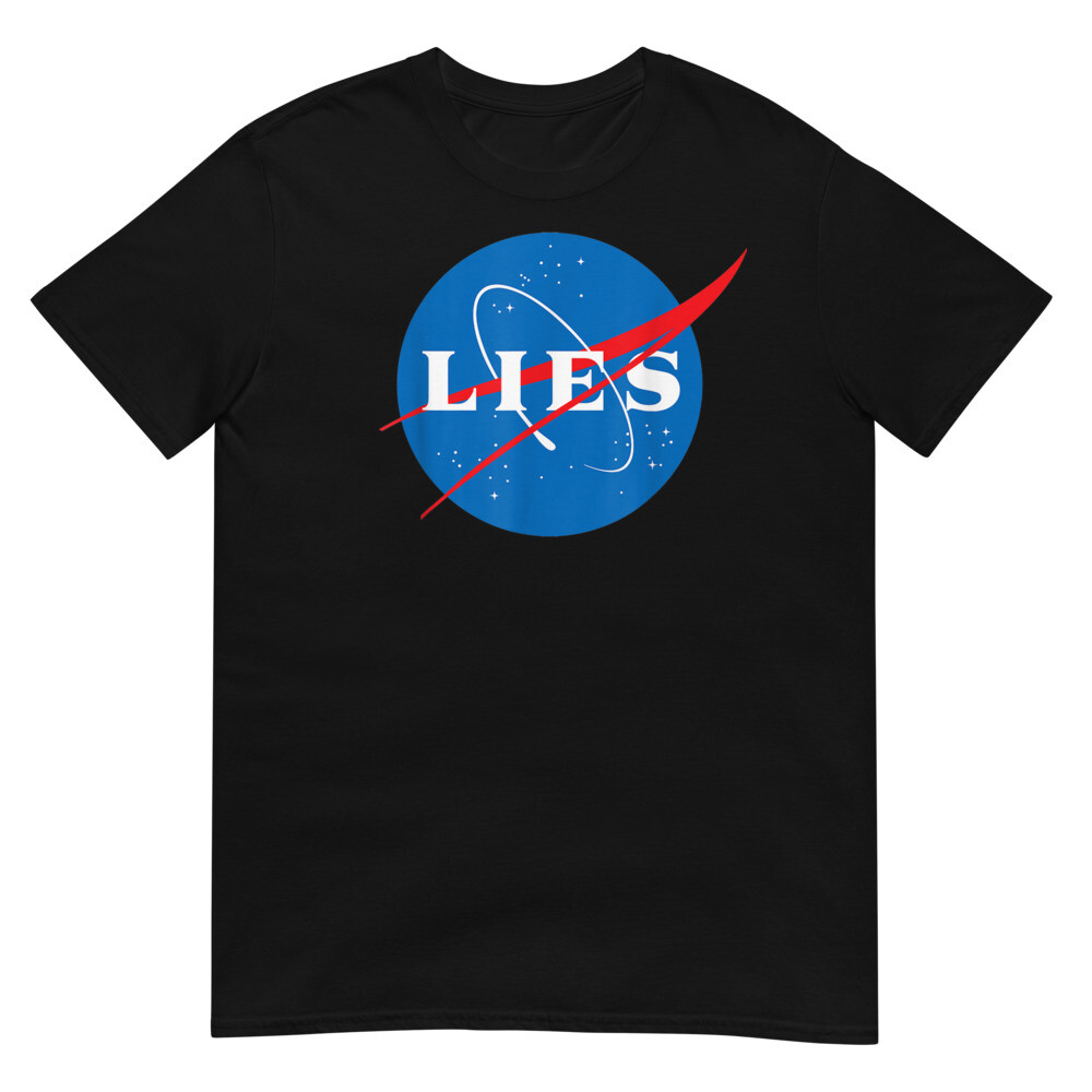The Earth Is Flat Funny Flat Earth T-shirt Flat Earth Society NASA Lies Shirt