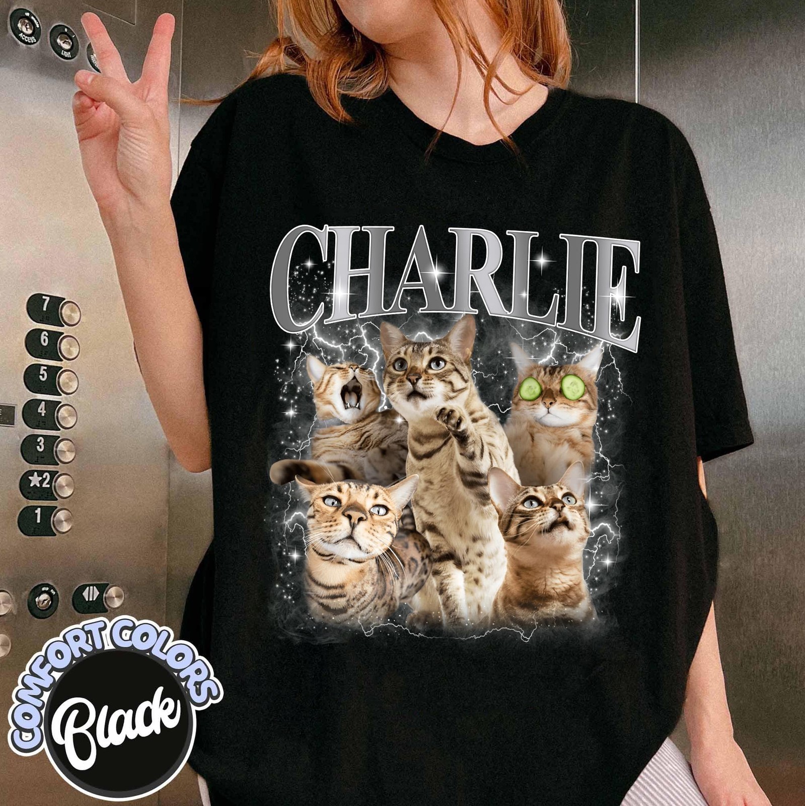 Custom Pet Bootleg Rap Tee Personalized Retro 90s Graphic Shirt