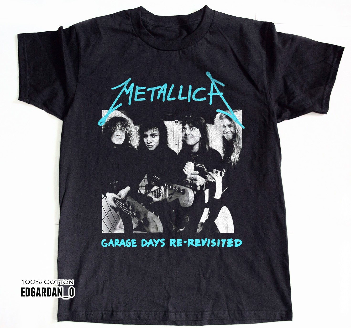 METALLICA – Garage Days Re-Revisited Album Black Unisex T-shirt S-5XL