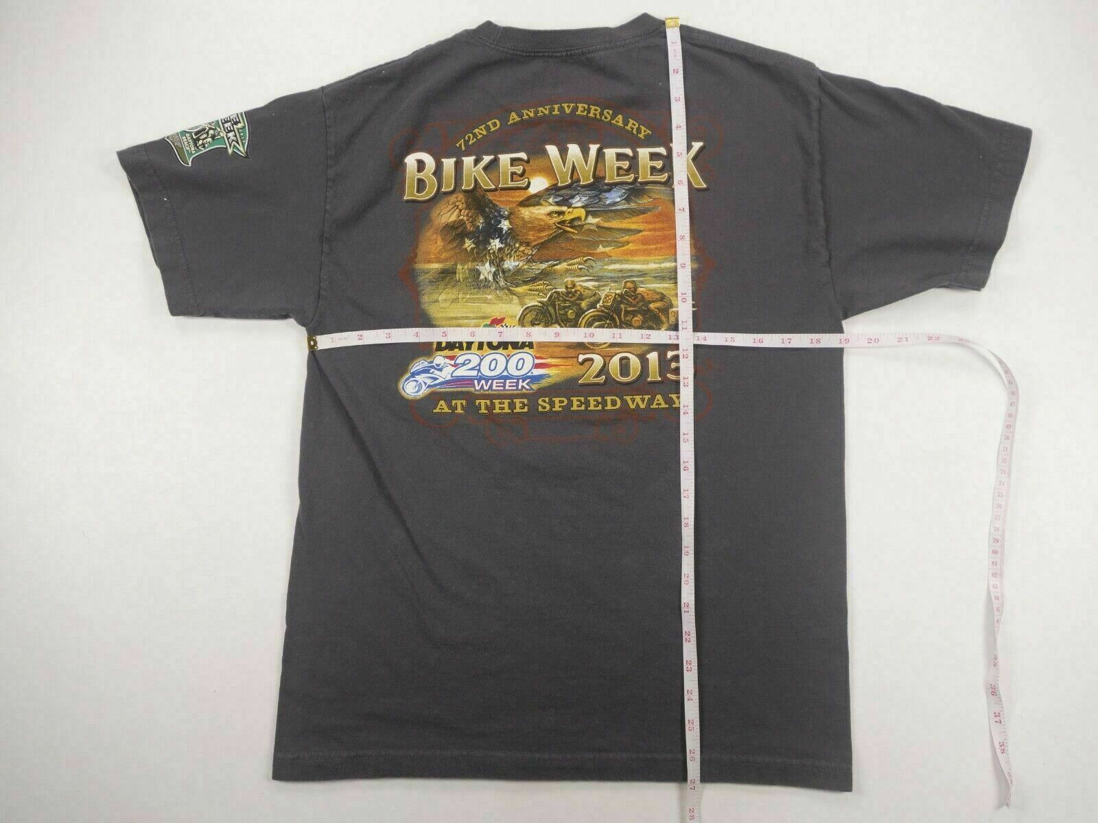 DAYTONA 200 WEEK vintage MOTORCYCLE RACE t shirt BIKE WEEK SPEEDWAY 2013 Medium