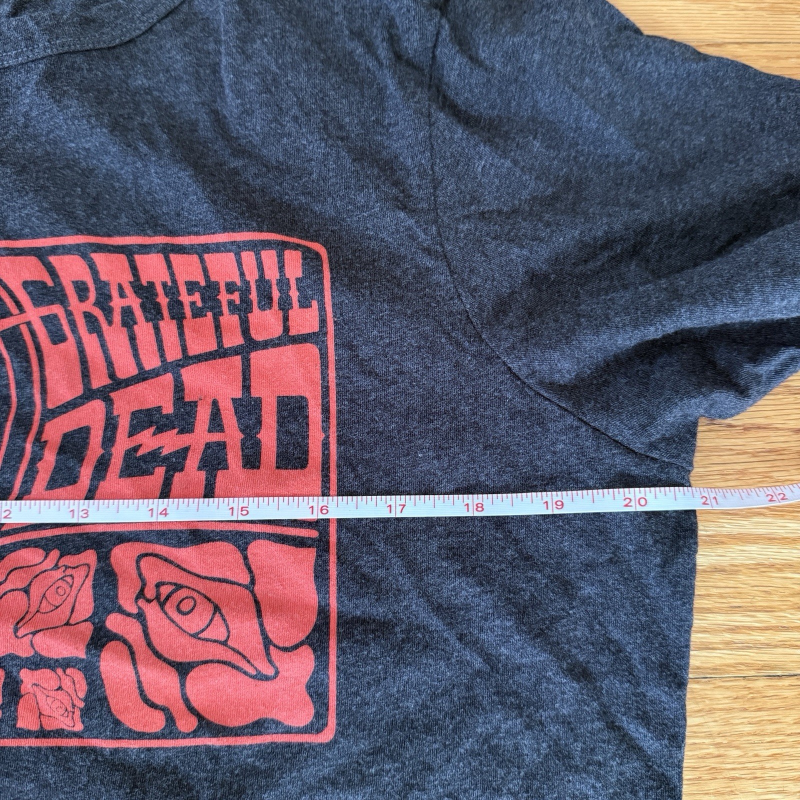 Pact Greatful Dead Mens 100% Organic Cotton Tee T Shirt SZ M Sustainable Graphic