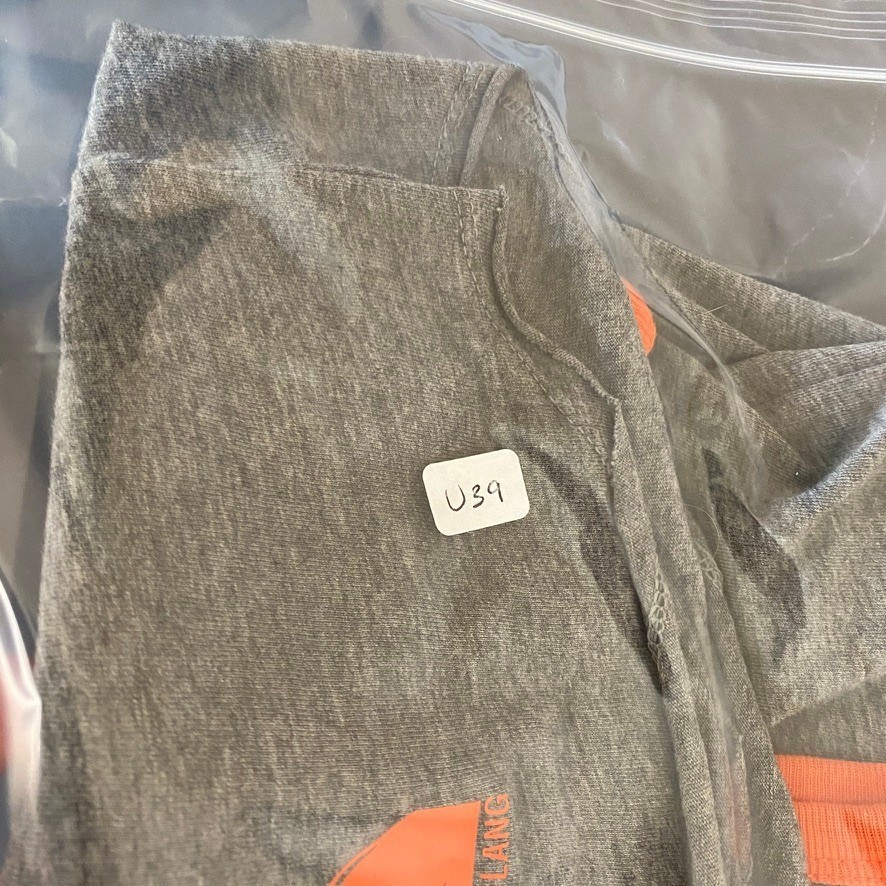 Helmut Lang Mountain Logo Tank Top Mens Small Grey Workout Muscle HIking