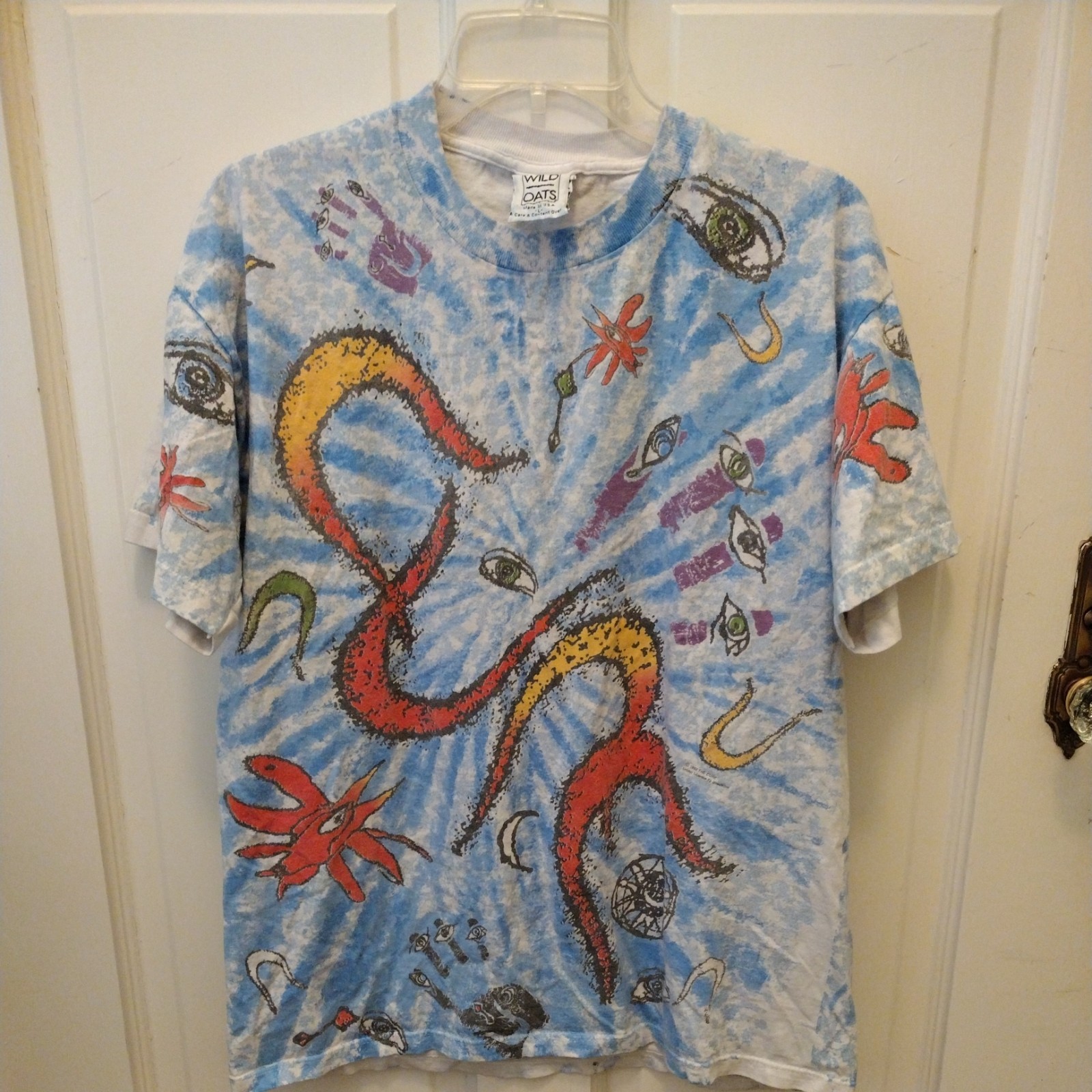 THE CURE Vintage 1992 Single Stitch AOP Tour Tshirt Double Sided Wild Oats Tag