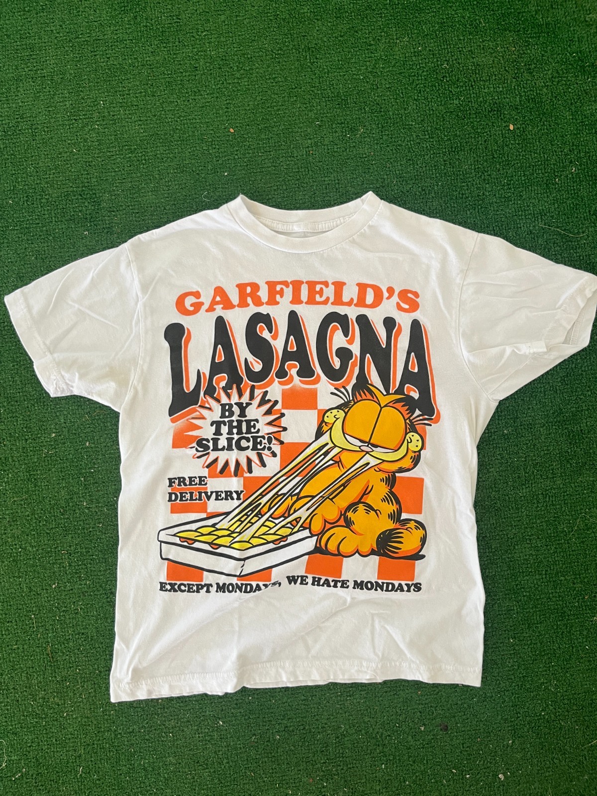 Vintage Garfield lasagna we hate mondays Size small