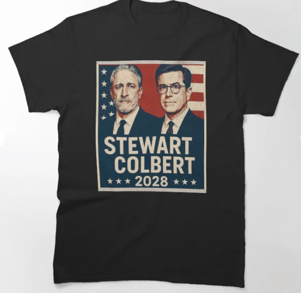 Jon Stewart & Stephen Colbert 2028 Truthinesss T-Shirt