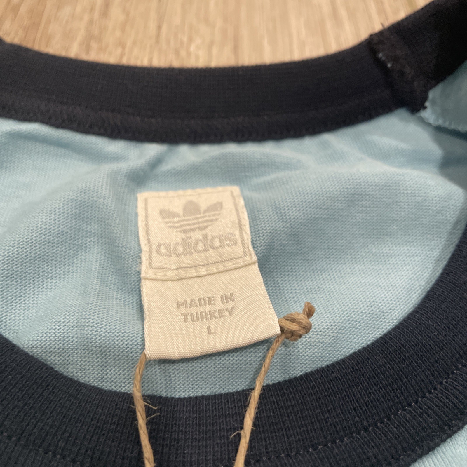 Adidas Classic Marle Tee Arctic Blue NWT SIZE L Y2K Era NEW Fresh