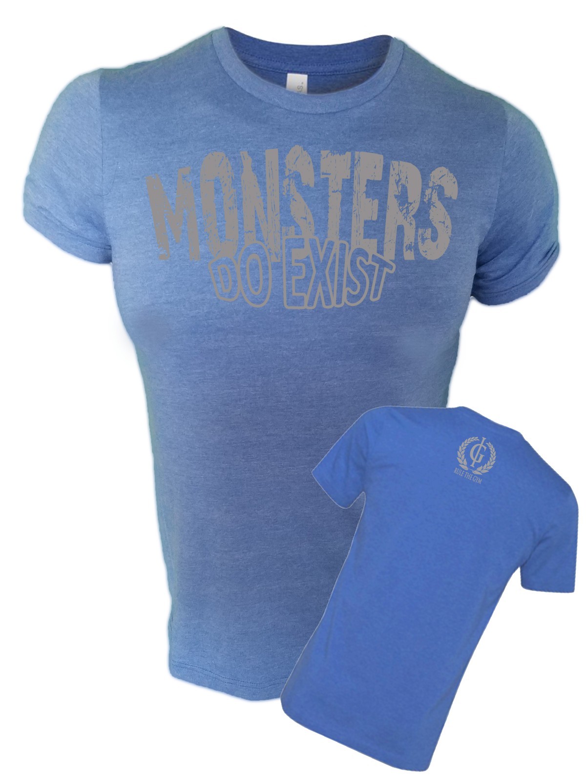 Iron Gods Monsters Do Exist Workout T-Shirt Gym Shirt Gym Clothing Activewear