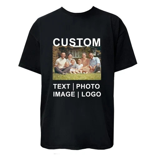 Comfort Color-Custom Personalized T Shirt Print Your Logo Photo Text