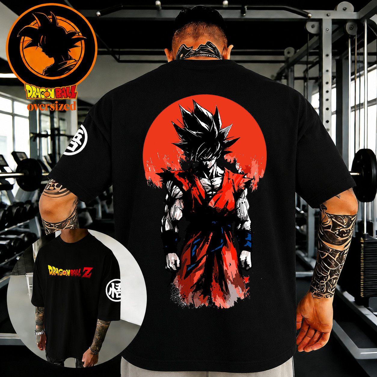 Dragon Japanese Anime Graphic Printed Oversized Cotton T-shirt Summer Streetwear
