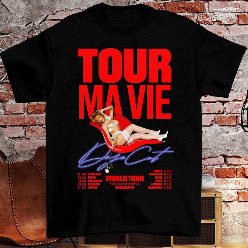 Classic Doja Cat Word tour 25 Short Sleeve Men S-5XL 22D146