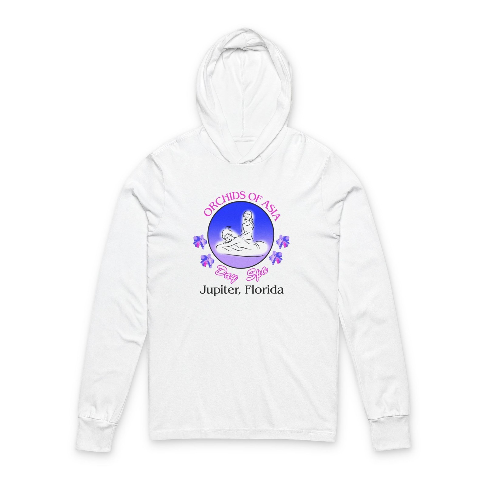 Orchids of Asia Spa Hoodie | Jupiter Florida long sleeve