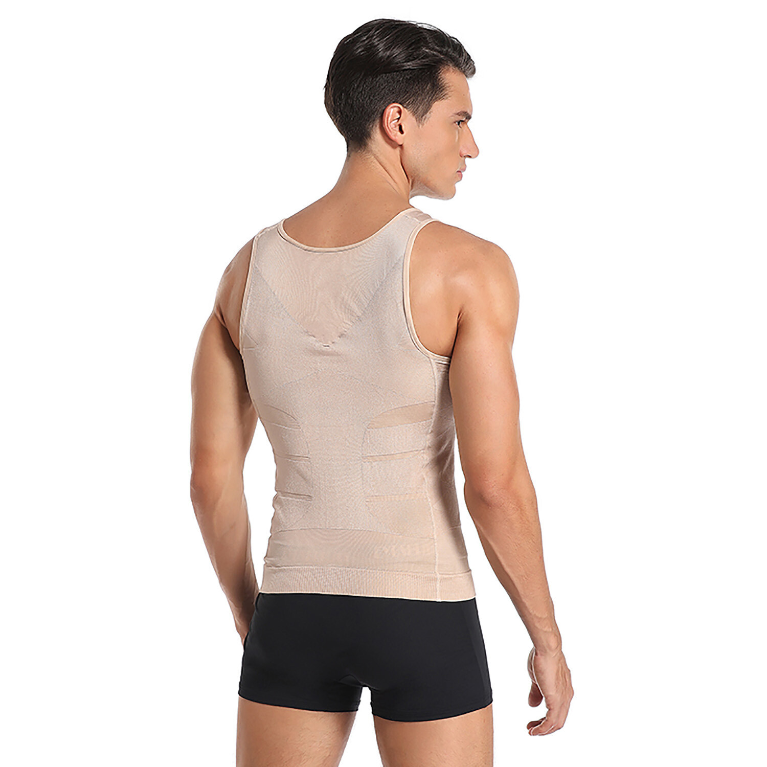 FAJAS Men Body Slimming Tummy Shaper Belly Underwear Shapewear Undershirt Vest