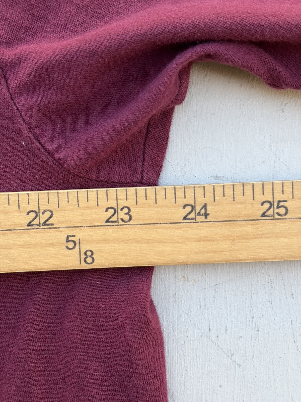 Men’s Roark Shirt Maroon Logo XL Rodeo Ranch Surf Modern City DISTRESSED STAIN