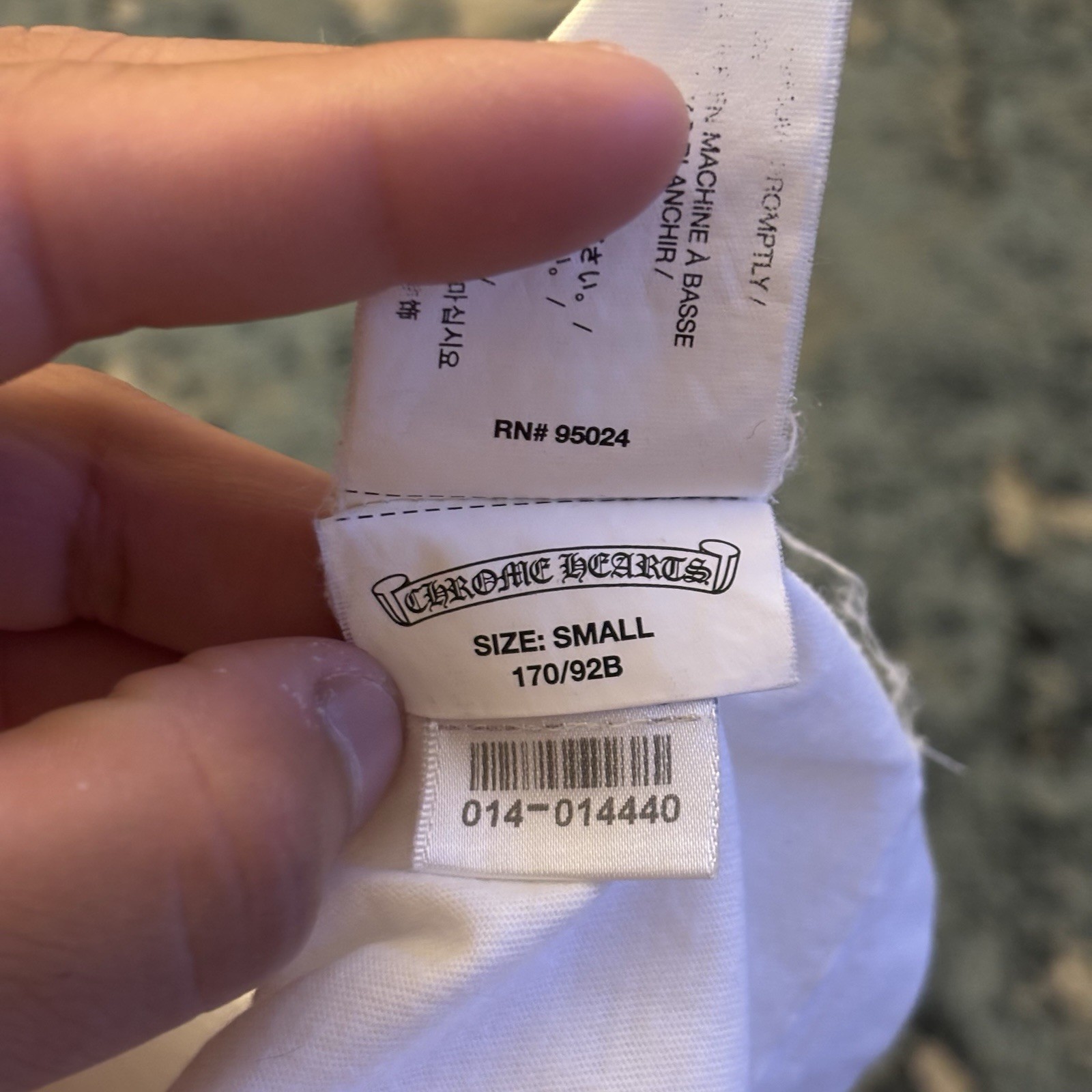 Chrome Hearts USA Scroll T Shirt Size Small Worn Lightly