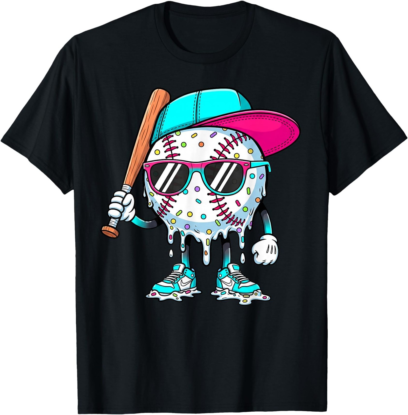 Baseball Lifestyle 101 Apparel Baseball Drip Adult T-Shirt, Unisex Tee
