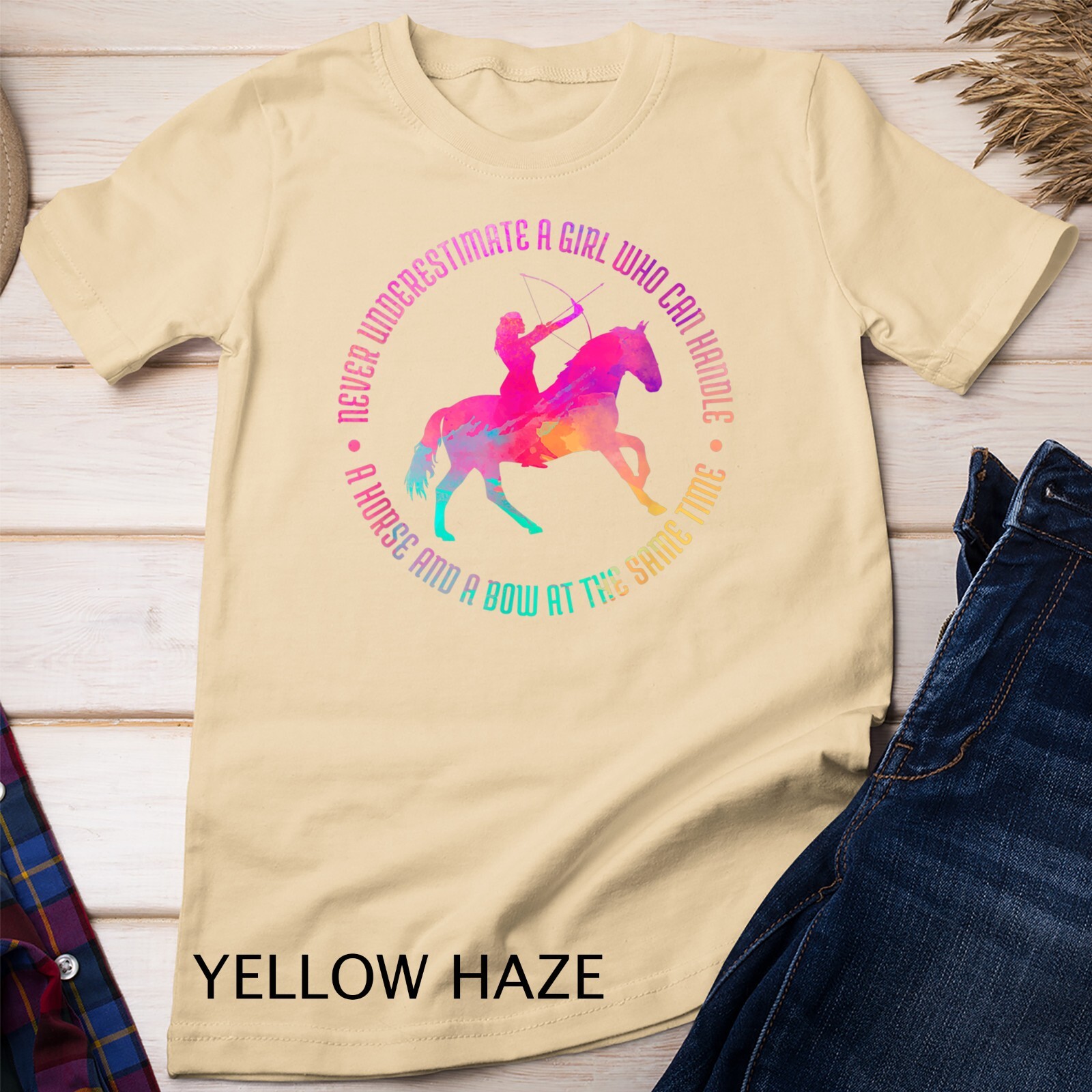 A Girl Who Can Handle A Horse And A Bow – Mounted Archery Unisex T-shirt