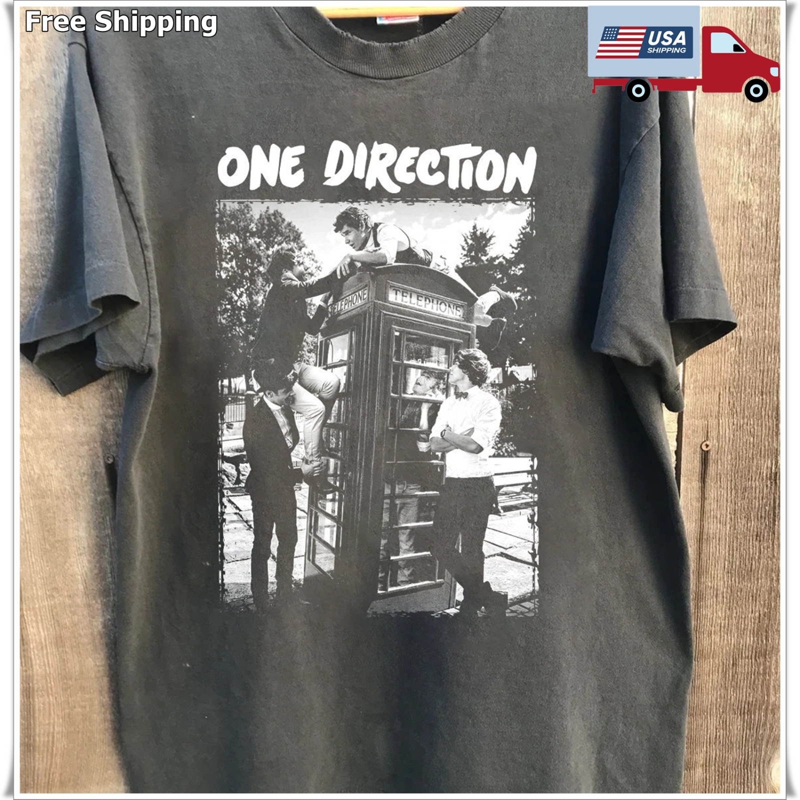 Vintage One Direction Album Shirt, One Direction Concert Tour Shirt,Size S-5XL