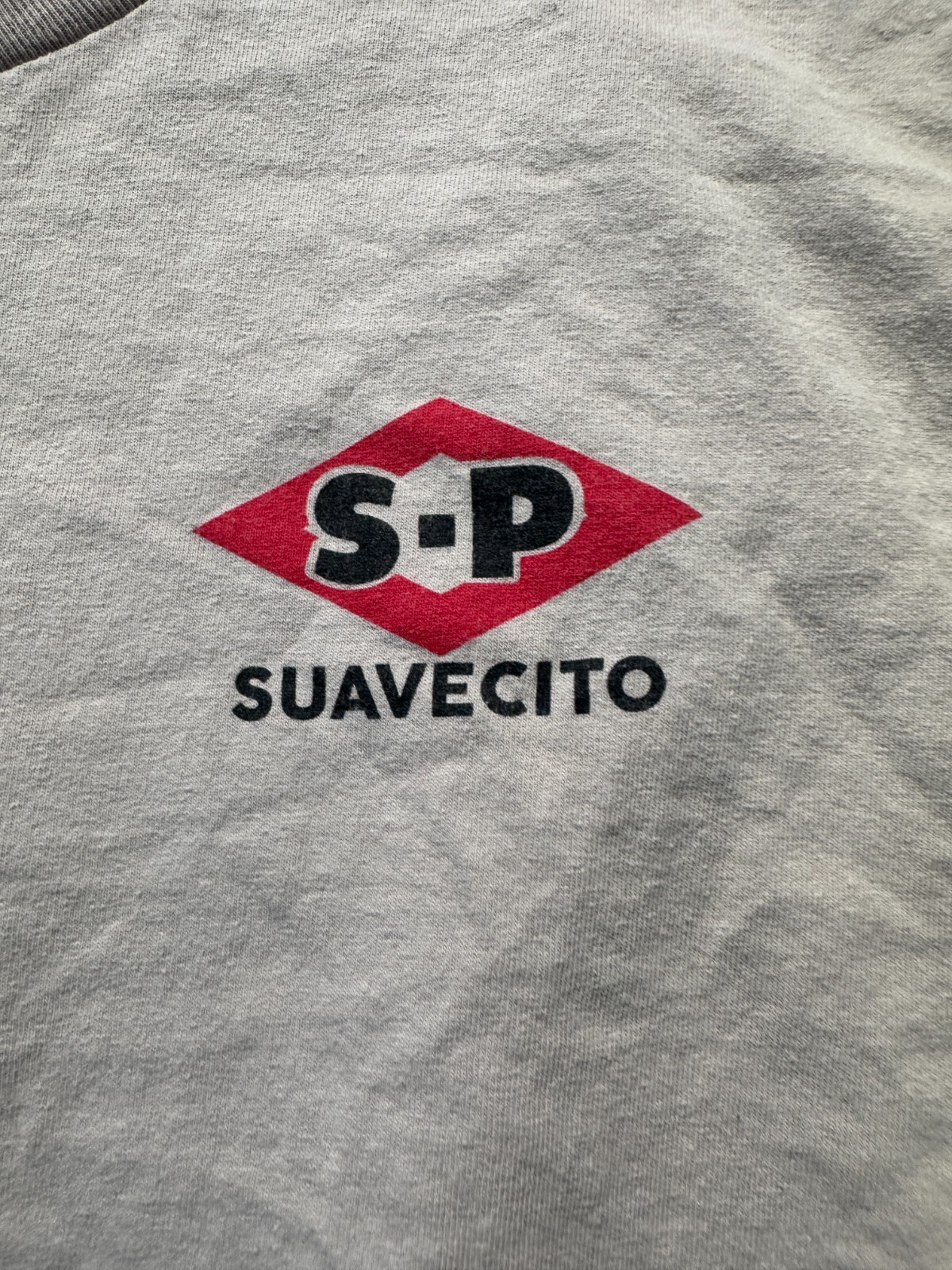 Suavecito Haircare Brand Shirt Men’s Size XL Beige/Red Double-Sided Graphic Tee