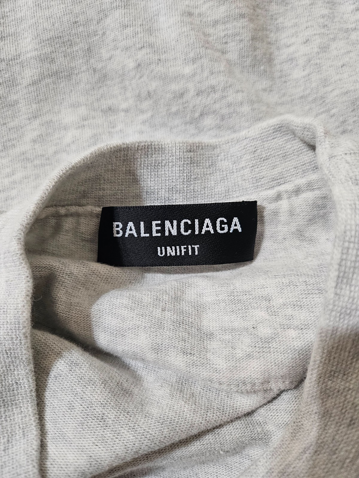 Balenciaga 3B Sports Icon Repaired Destroyed Oversized T-Shirt Gray Size 2