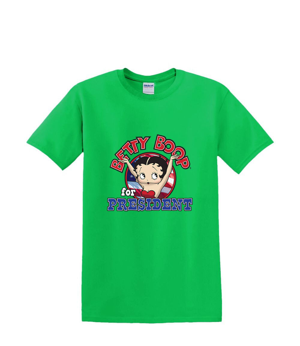 T-Shirt S to 2XL 3XL – BETTY BOOP -for PRESIDENT – Fun Humor Adult
