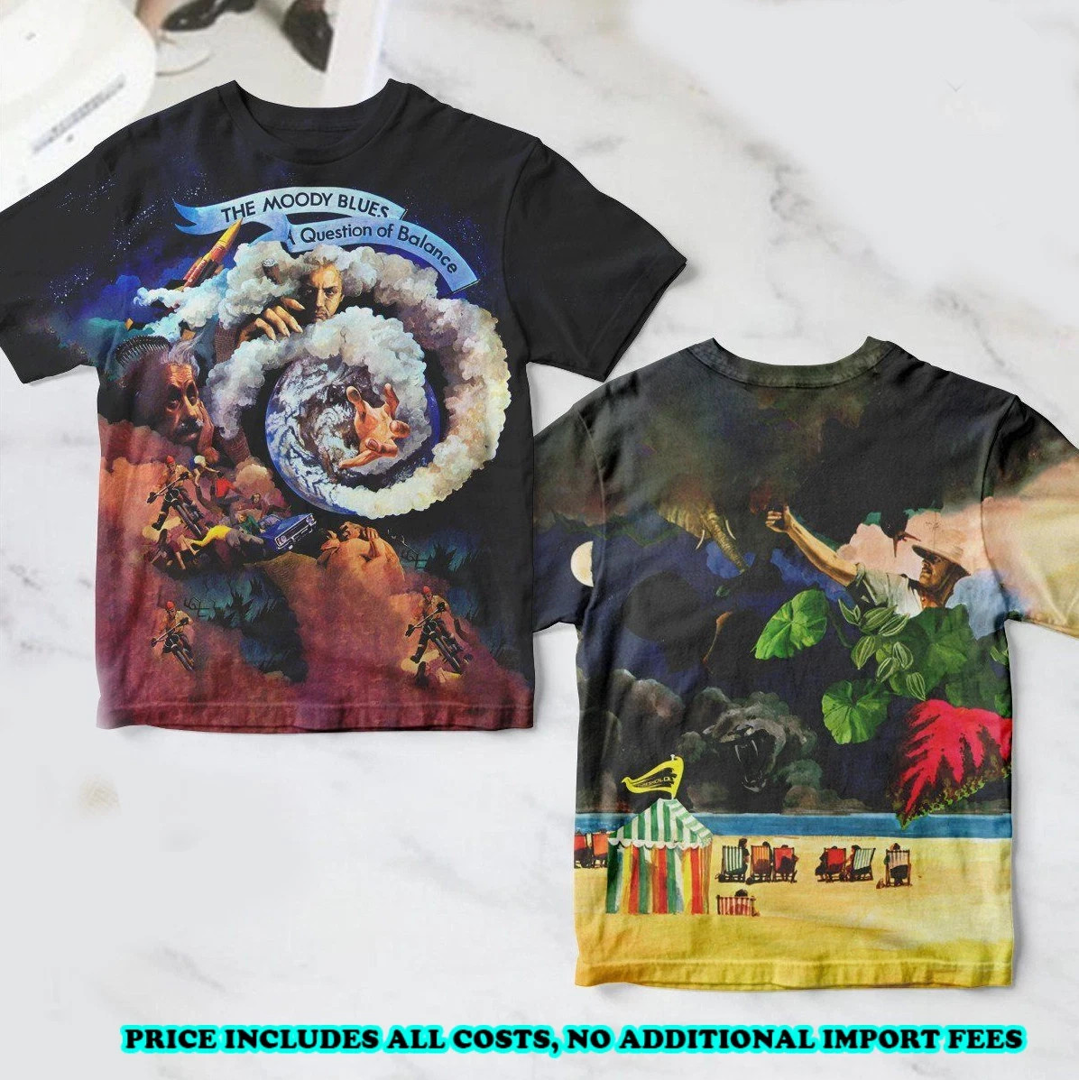 The Moody Blues Ablum 3D T-shirt S to 5XL Full Size Unisex Tee
