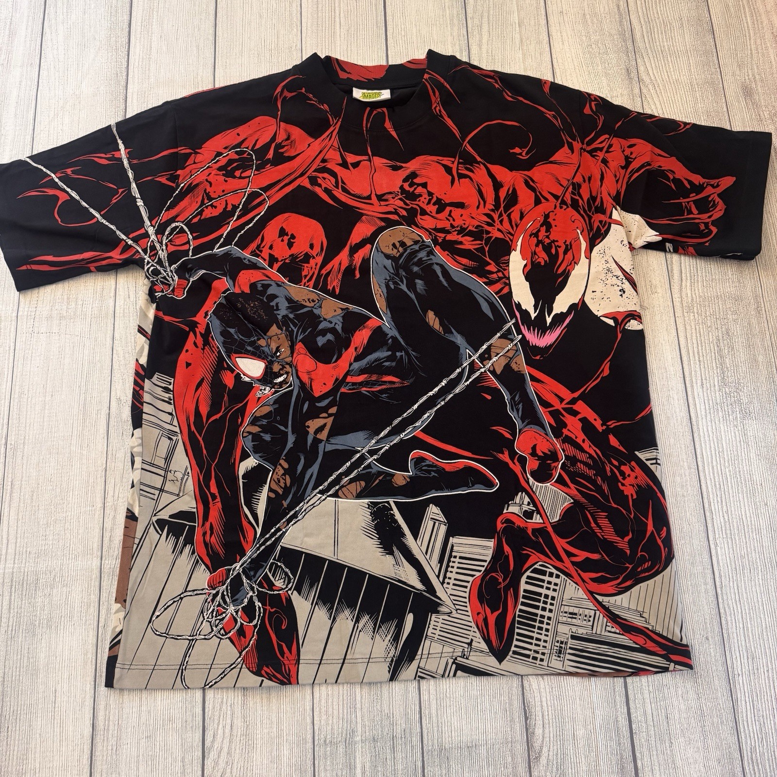 Chronic Images Carnage Reigns Spider-Man Miles Morales Carnage Shirt XL