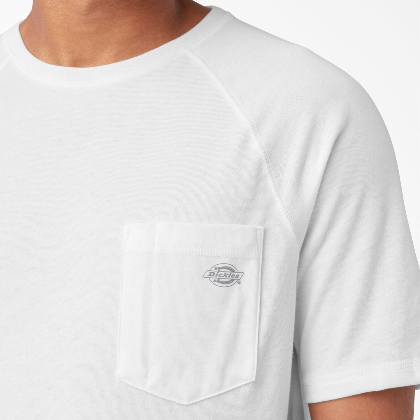 DICKIES Cooling Shirt MENS 3XL XXXL WHITE Fast Dry POCKET Tee Casual Work NWT