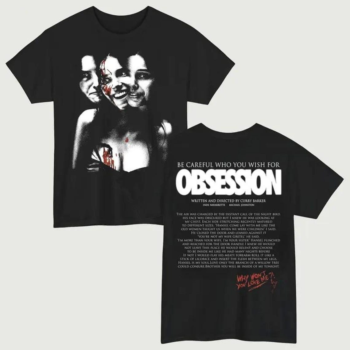 Obsession 2026 Horror Movie Curry Barker Graphic T-Shirt