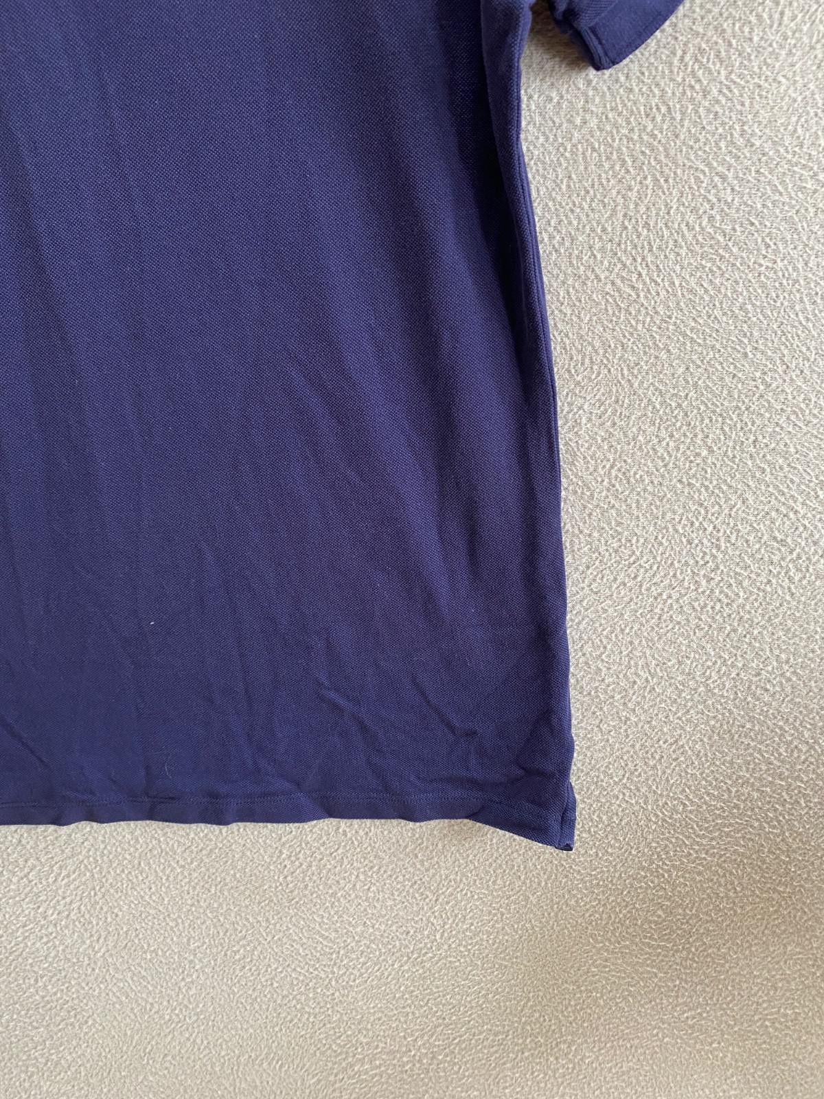 J Lindeberg Regular Fit Classic Designer Polo Pique Cotton Size Large Golf Navy