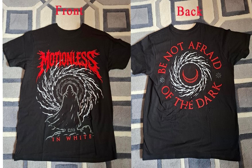 2 sides Motionless In White 2026 Tour T-Shirt