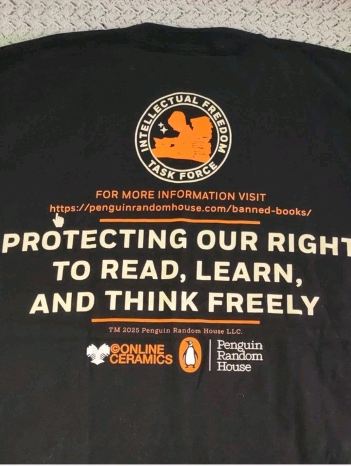 Online Ceramics Large IFTF Penguin Random House T-Shirt