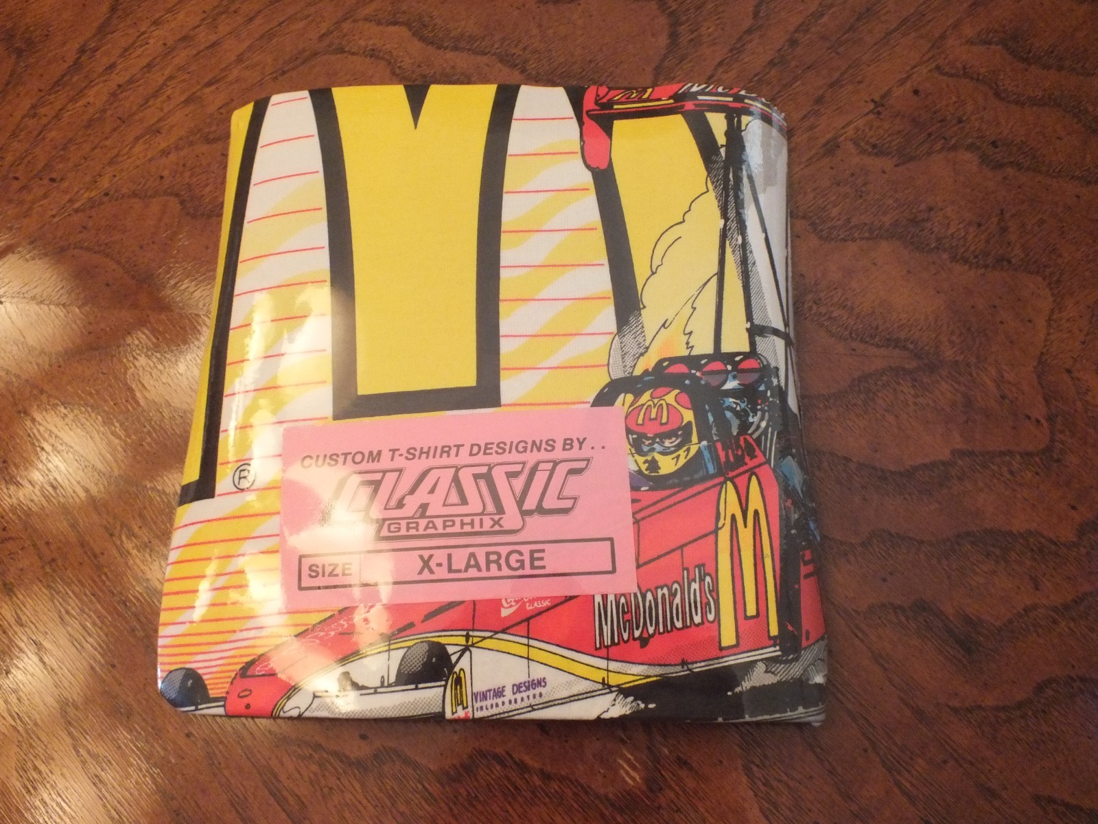 Vintage NHRA Ed “the Ace” McCulloch Top Fuel Tee XL NEW Old Stock