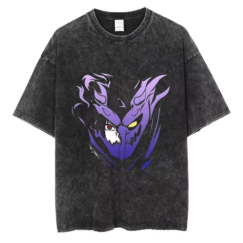 New Hip Hop Vintage T-shirt Men Streetwear Harajuku Japanese Anime 2026 Print Te
