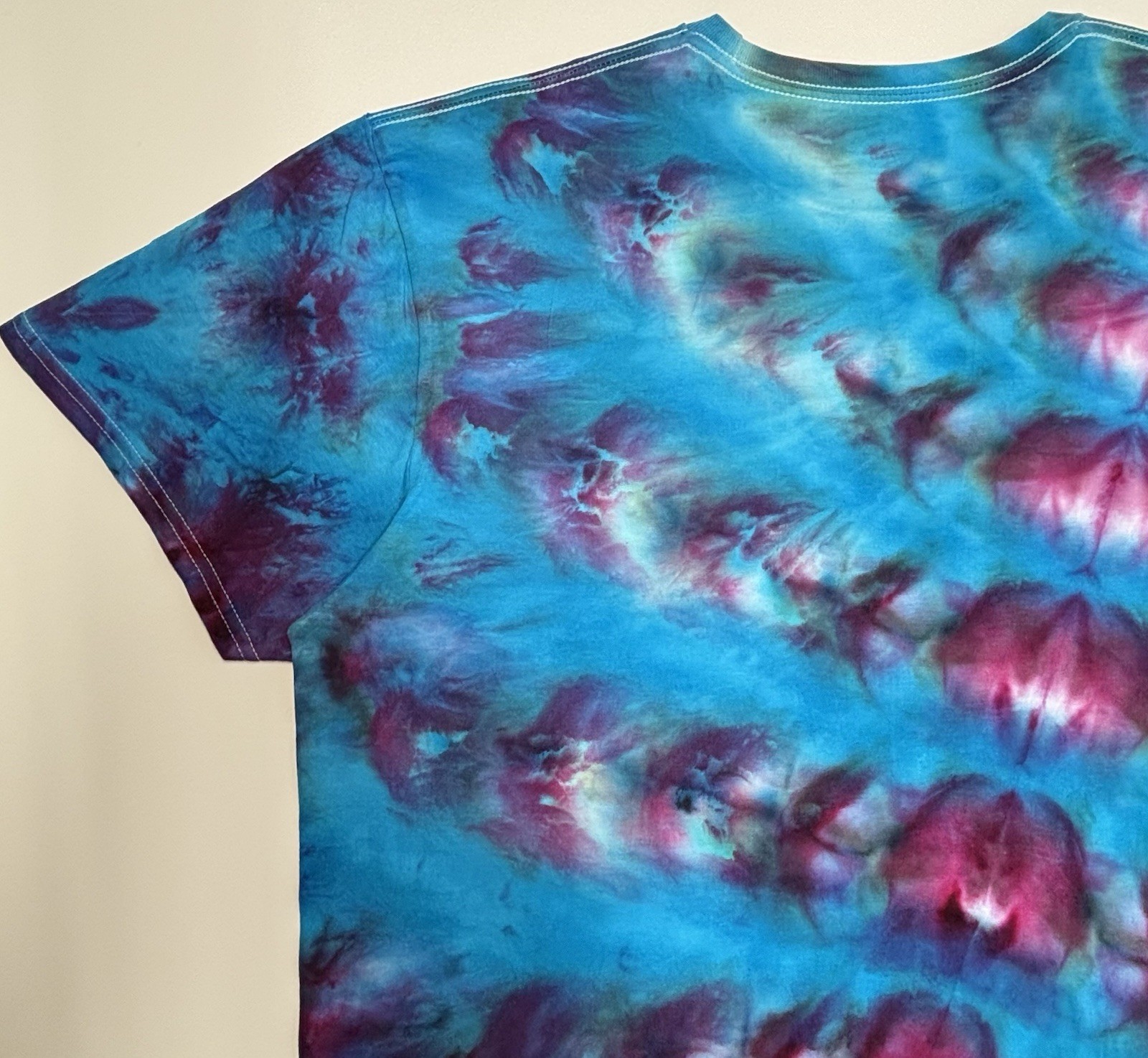 Handmade Ice Tie Dye Adult T-Shirt Unisex Size XL Multicolored Gildan Tee NEW
