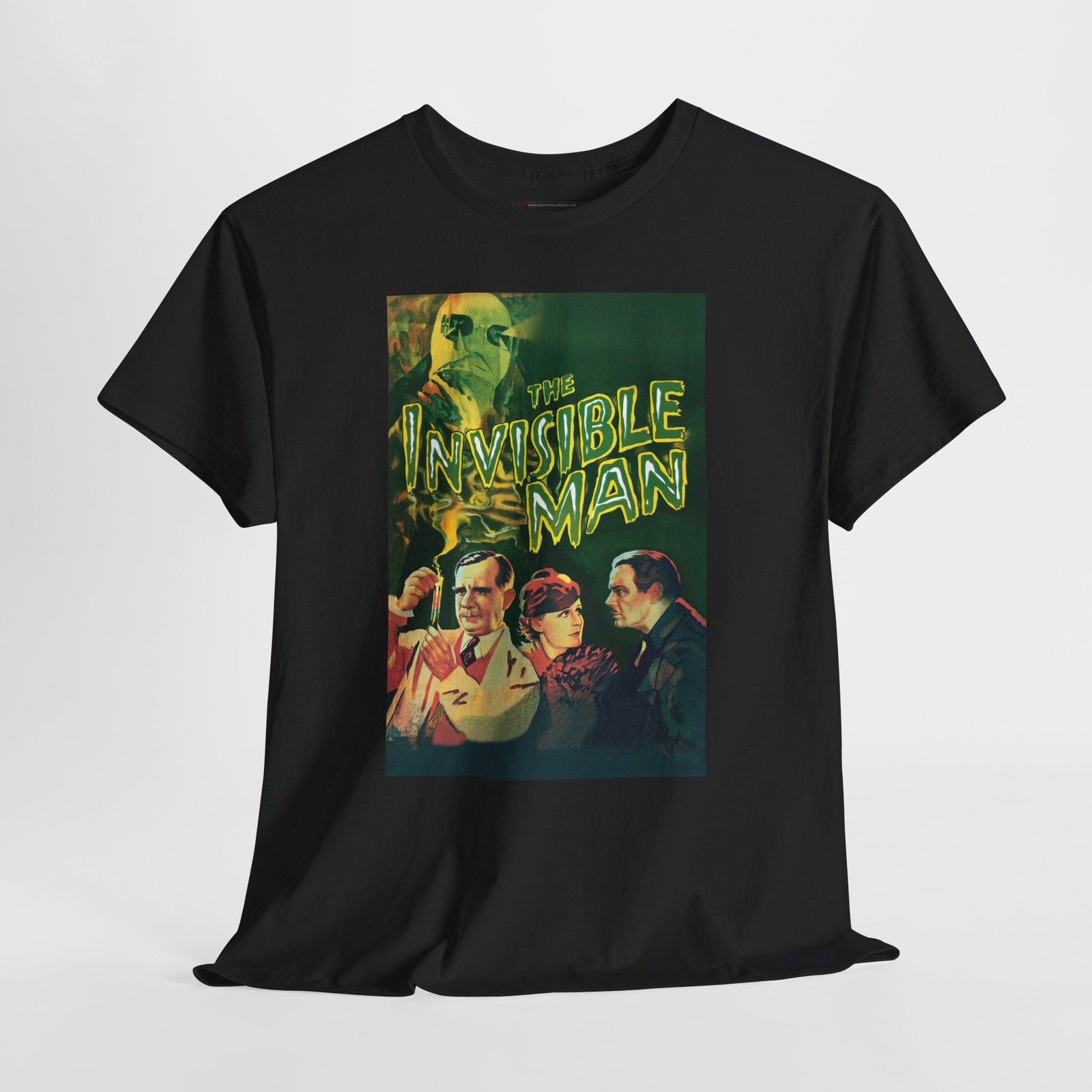 The Invisible Man 1933 Retro Movie Poster Horror Unisex Graphic T-Shirt
