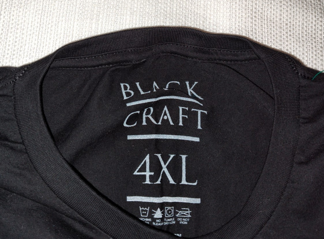 NEW Blackcraft Cult Hand Palm Reader Black Short Sleeve T-Shirt 4XL Black Craft
