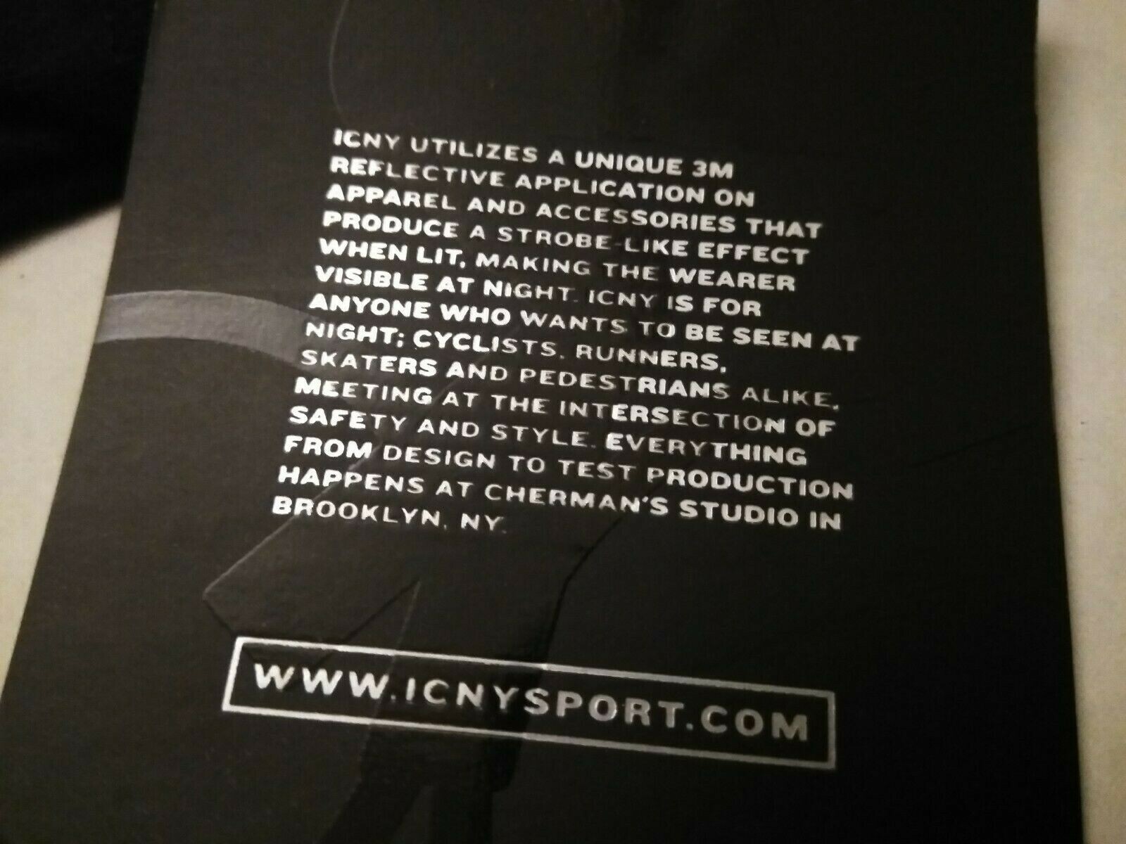 ICNY Reflective 3M POLKA Dot DJ skate runners Black RAVE T-shirt Mens XL