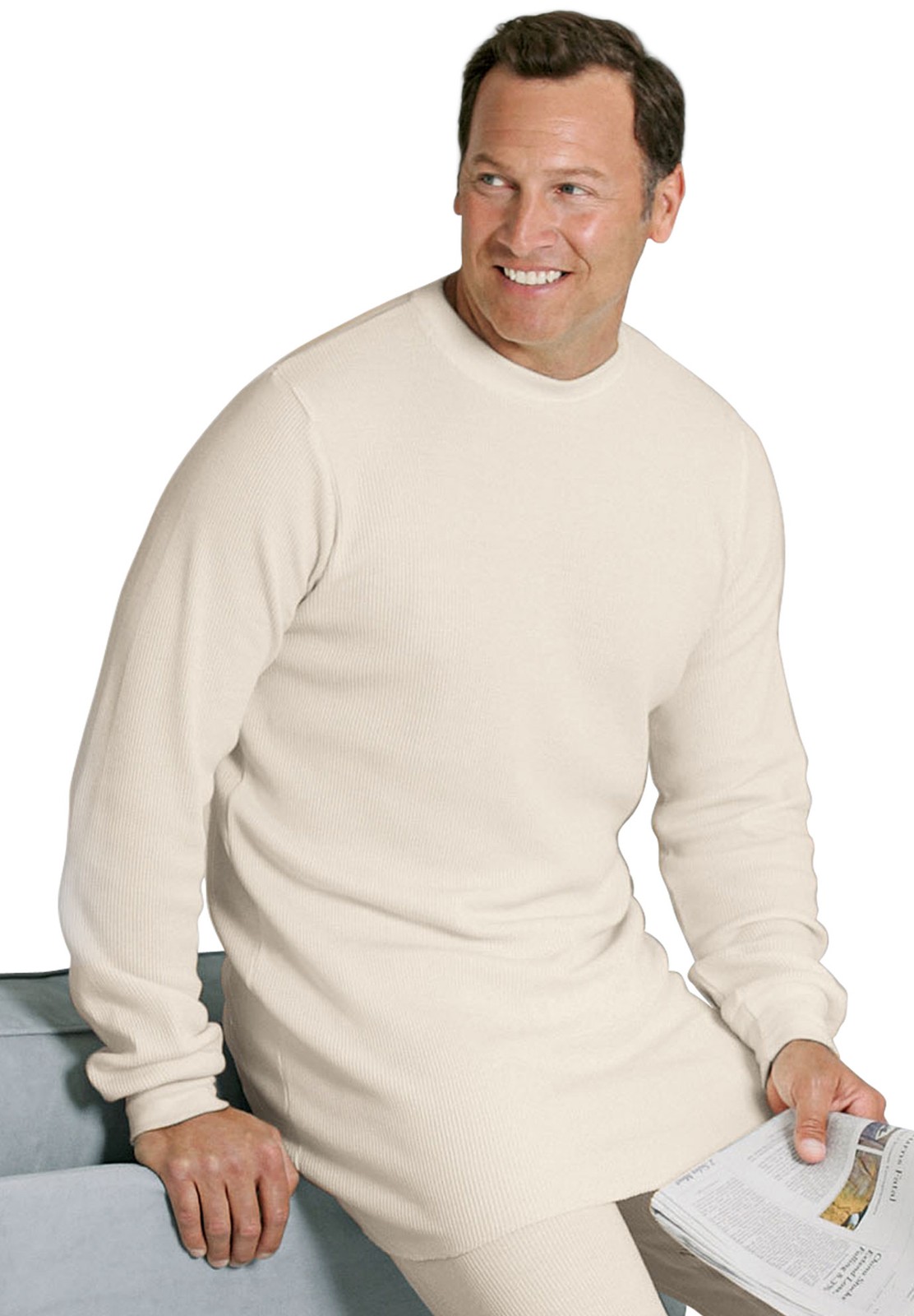KingSize Men’s Big & Tall Heavyweight Thermal Underwear Crewneck Tee