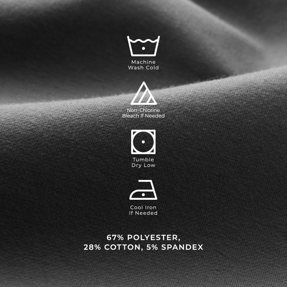 Mens Drop-Cut Men’s T Shirt, Slim Fit Plain Tshirts for Men, Drop Cut Basic C…
