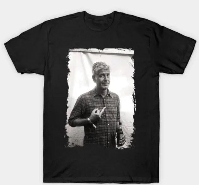 NLA Anthony Bourdain Middle Fger Unisex T-Shirt