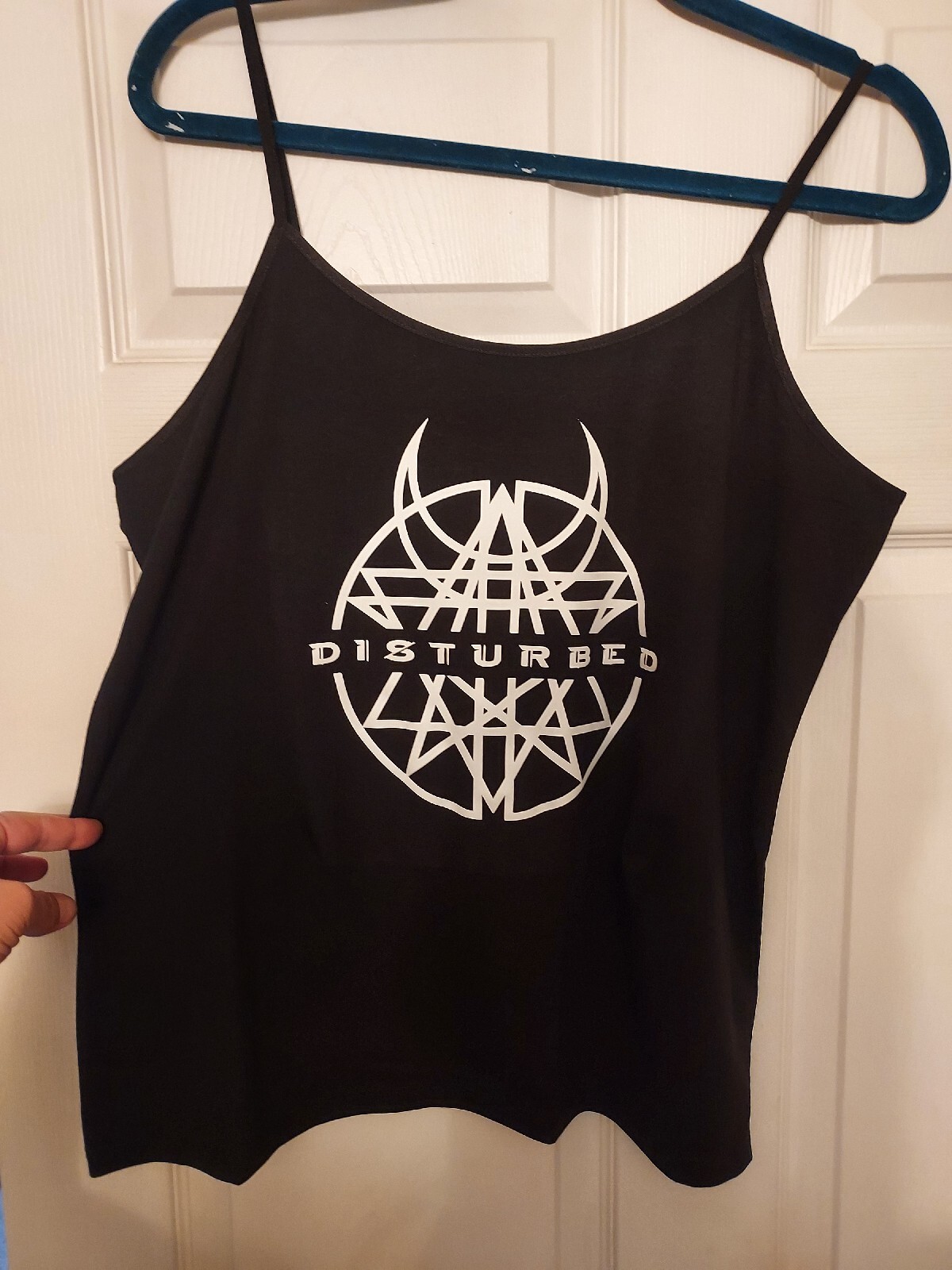 Disturbed tank top adjustable straps disturbed shirt pick any size
