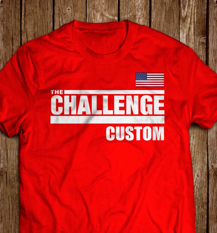 The Challenge Shirt Your Custom Name and Flag T-shirt MTV