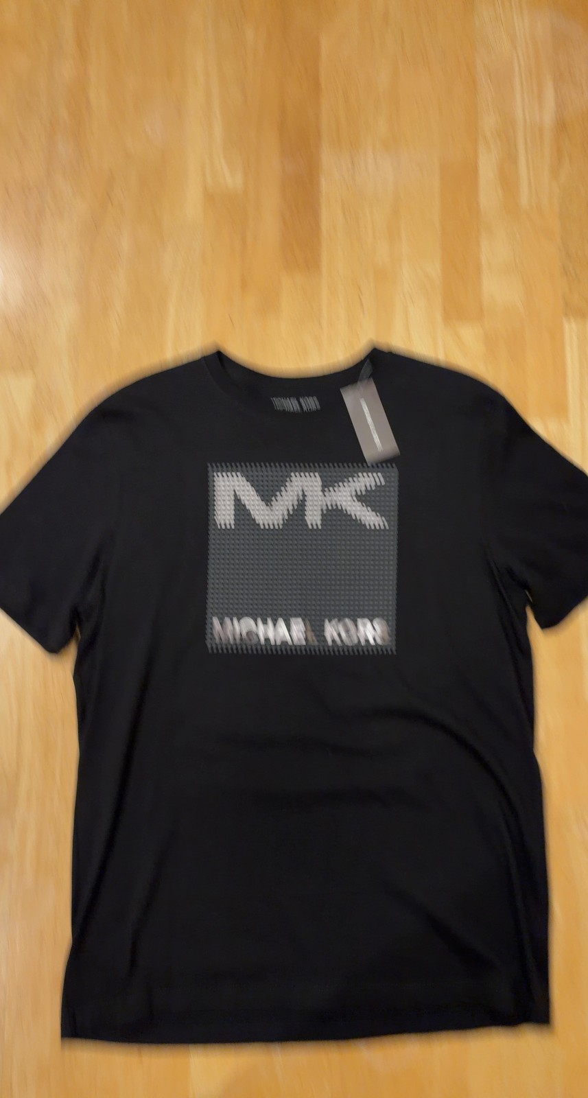 Michael Kors MK Logo Graphic T-Shirt Black Size L