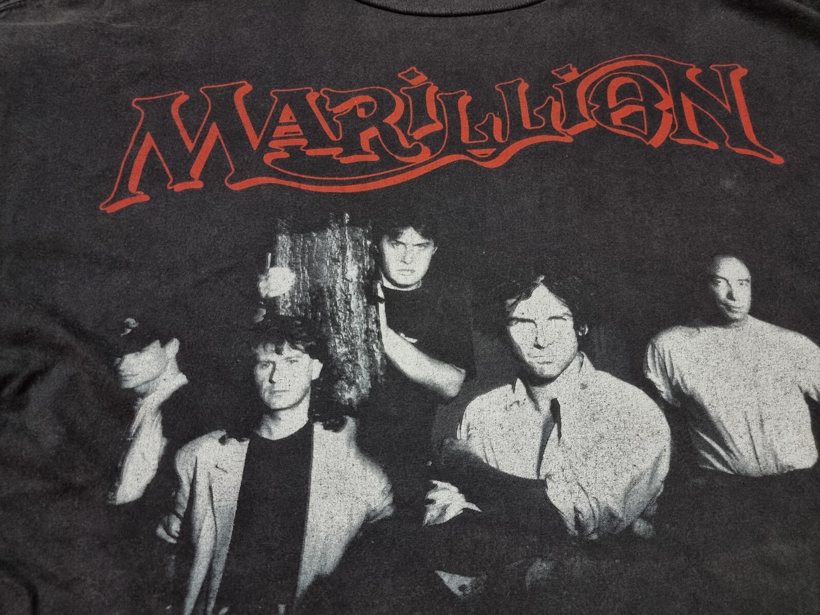 rare MARILLION Hooks In You Vintage 1989 T shirt Size L 21*29.5